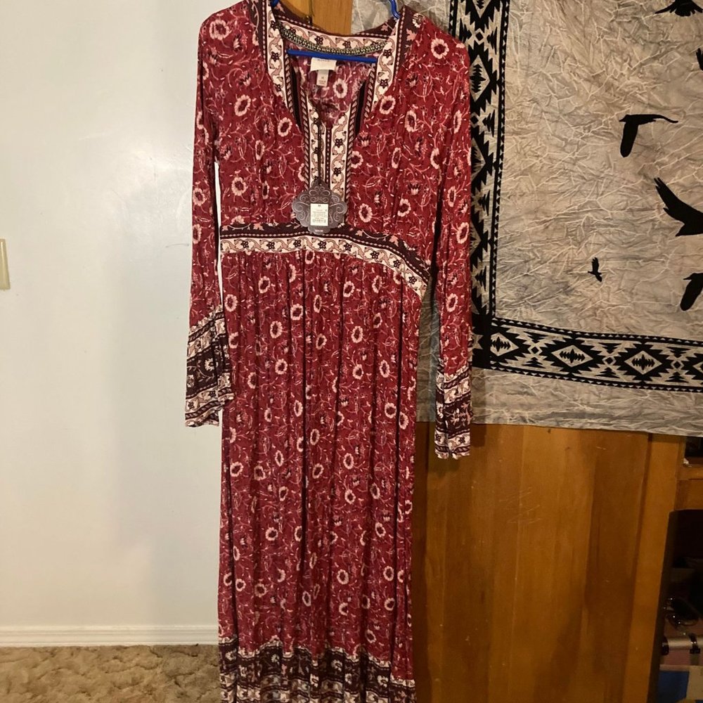 Knox Rose, multi Patterned dress, Size: M